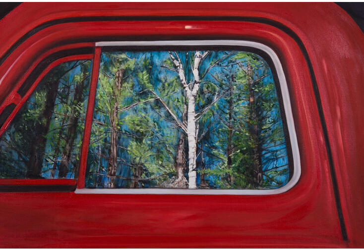 We Stand on guard for Thee - oil on canvas 24”x36”